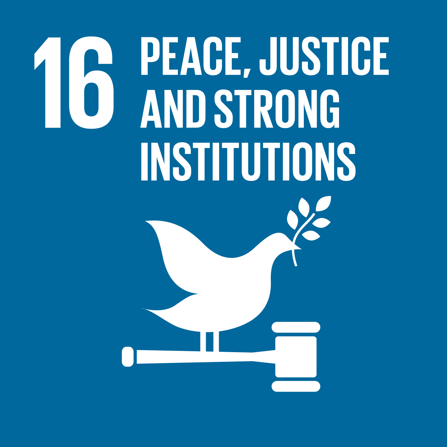 16 PEACE,JUSTICE AND STRONG INSTITUTIONS