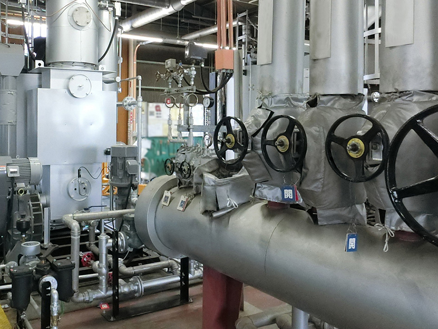Upgraded equipment to energy-efficient boilers