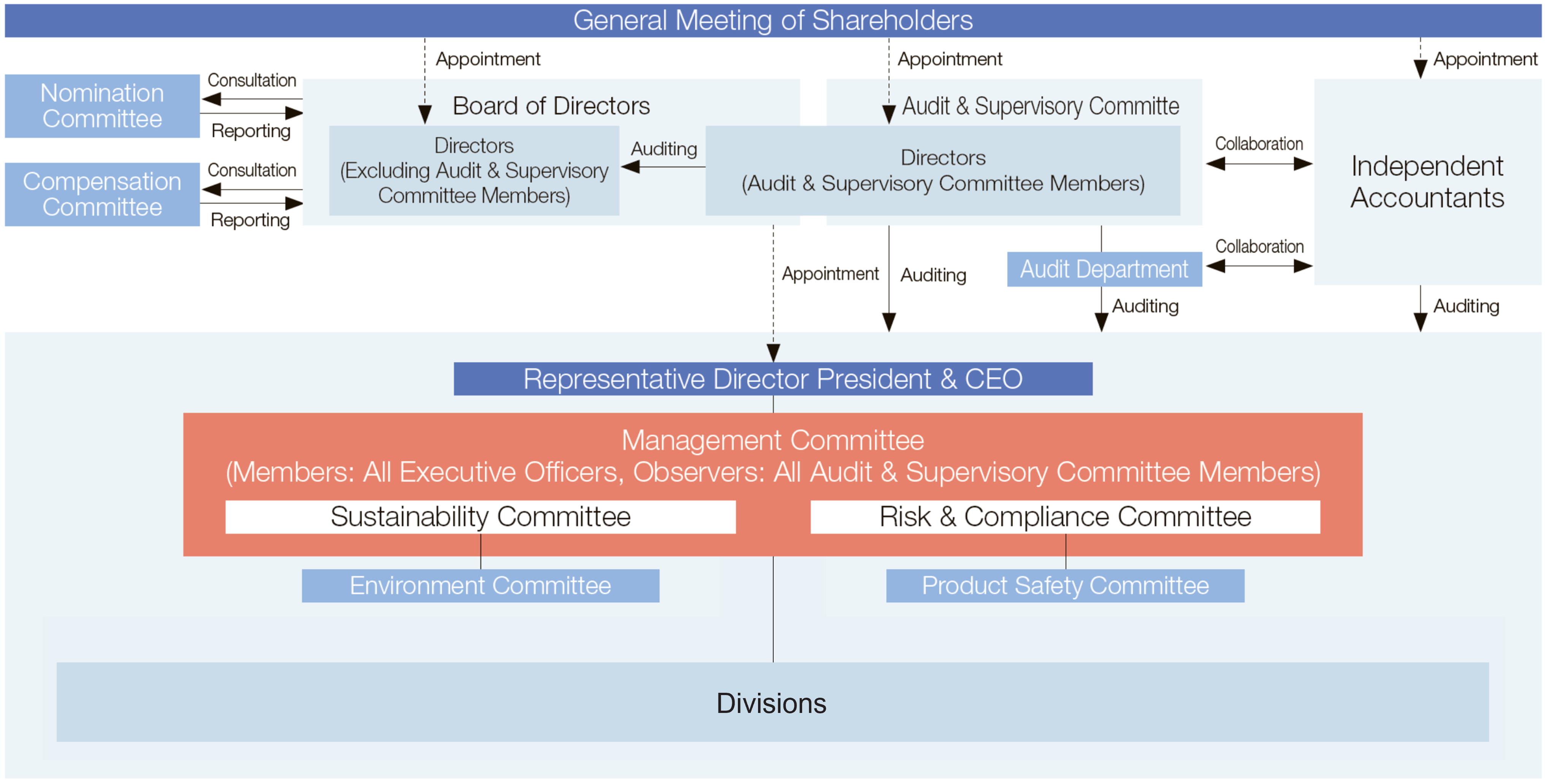 Corporate governance structure